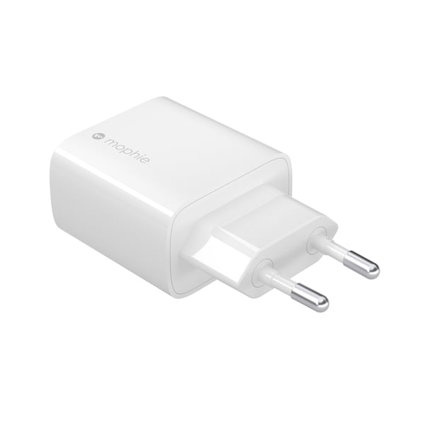 mophie 409908422 oplader til mobil enhed Laptop, Smartphone, Tablet Hvid Vekselstrøm Hurtig opladning Indendørs