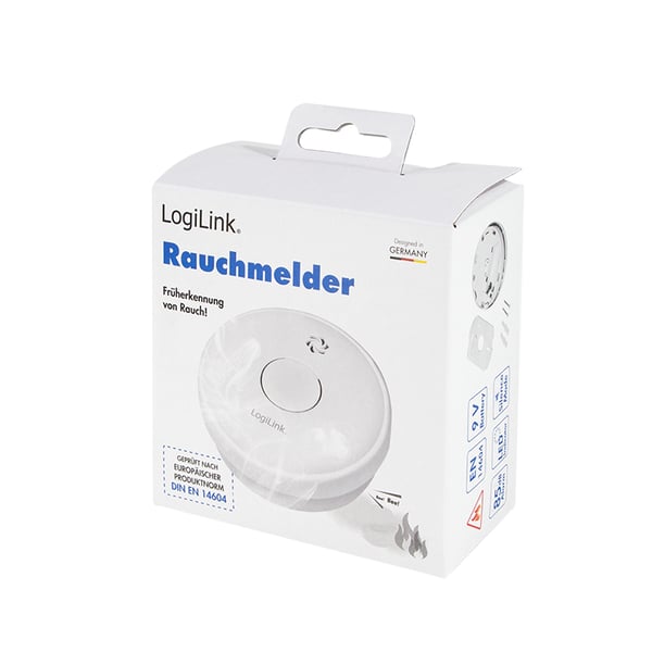 LogiLink SC0015 rökdetektorer Fotoelektrisk reflektionsdetektor Kabel