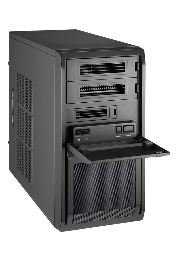 Chieftec LIBRA Series LT-01B - Tornikotelo - micro ATX 350 W