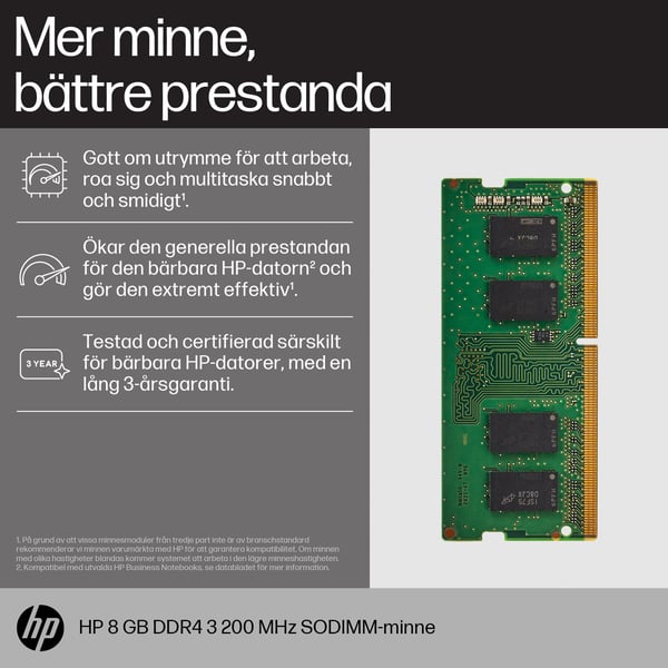 HP 8 GB DDR4 3200 SODIMM-minne