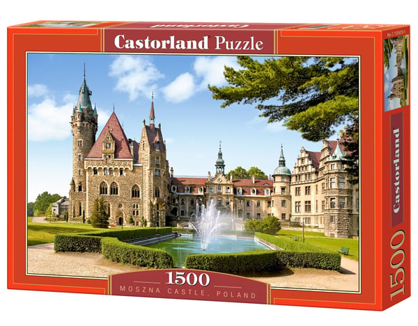 1500 - bitars pussel Moszna slott, Polen