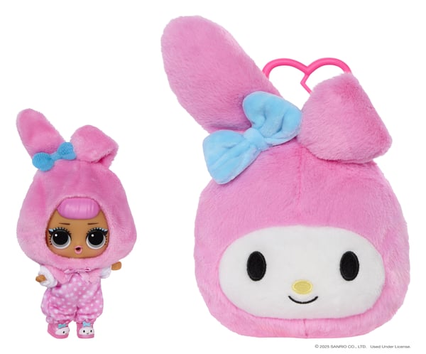 L.O.L. Surprise! Loves Hello Kitty Reversible Plush Surprise