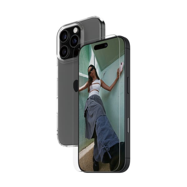 PanzerGlass SAFE. by ® 2-in-1 Beskyttelsespakke iPhone 16 Pro | Bulk