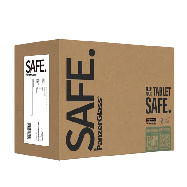 PanzerGlass SAFE. by ® Skærmbeskyttelse iPad Air 13'' (2024-2026) | iPad Pro 13'' (2024-2025) | Ultra-Wide Fit | Bulk