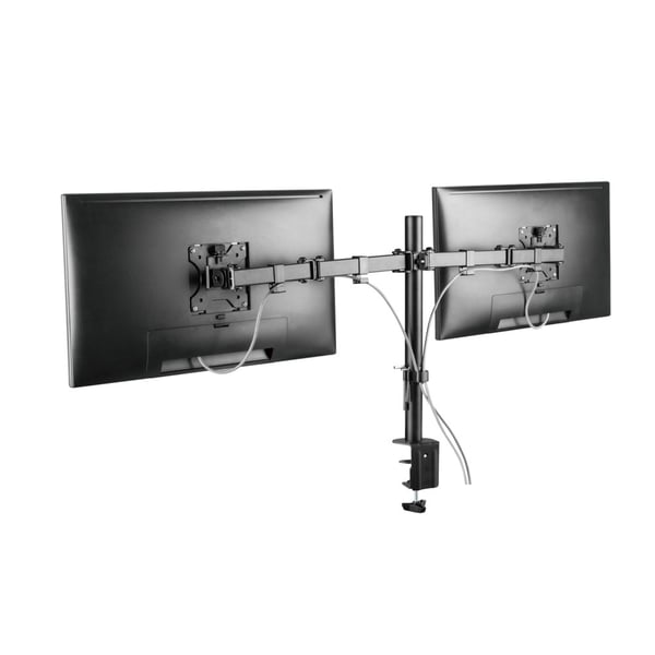 Techly ICA-LCD 582-D skærmbeslag og -stativer 81,3 cm (32") Skrivebord Sort