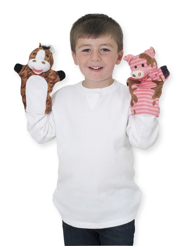 Melissa & Doug Farm Friends Hand Puppets
