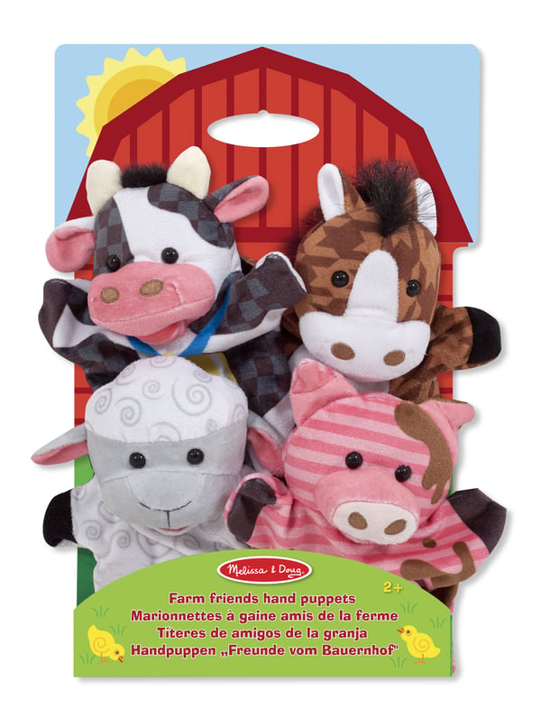 Melissa & Doug Farm Friends Hand Puppets