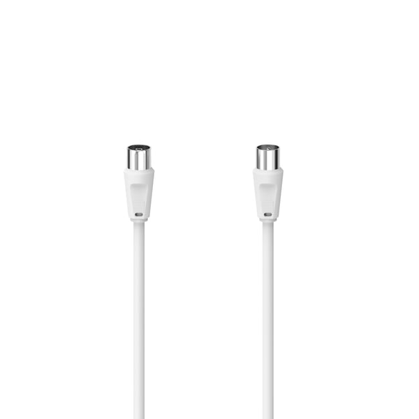 Hama 00305052 koaxial kabel 5 m Koaksial Hvid