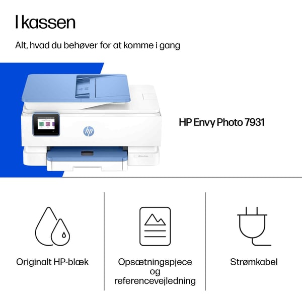 HP ENVY Photo Envy 7931 All-in-One Farve Printer