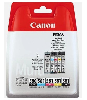 Canon 2078C006 blækpatron 1 stk Original Sort, Blå, Magenta, Gul