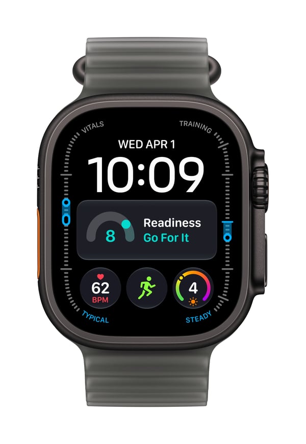 Apple Watch Ultra 4 OLED 49 mm Digital 422 x 514 pixel Berøringsskærm 5G Sort Wi-Fi GPS (satellit)