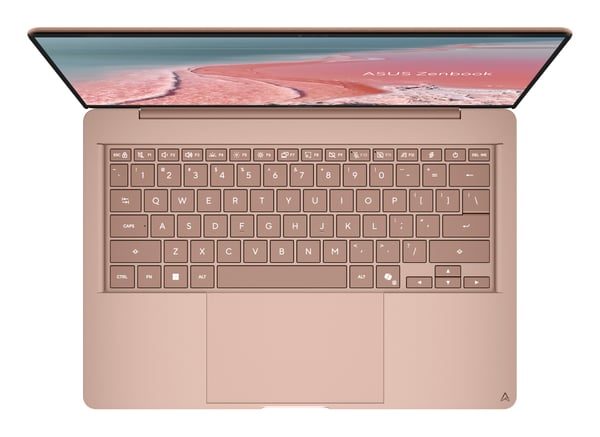 ASUS Zenbook 14 UX3480QA-U1023W Copilot+ PC Snapdragon X1-26-100 Laptop 35,6 cm (14") WUXGA 16 GB LPDDR5x-SDRAM 512 GB SSD Wi-Fi 6E (802.11ax) Windows 11 Home Lyserød