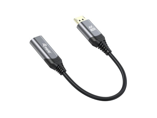Equip 133445 videokabel adapter 0,15 m DisplayPort HDMI Sort, Grå