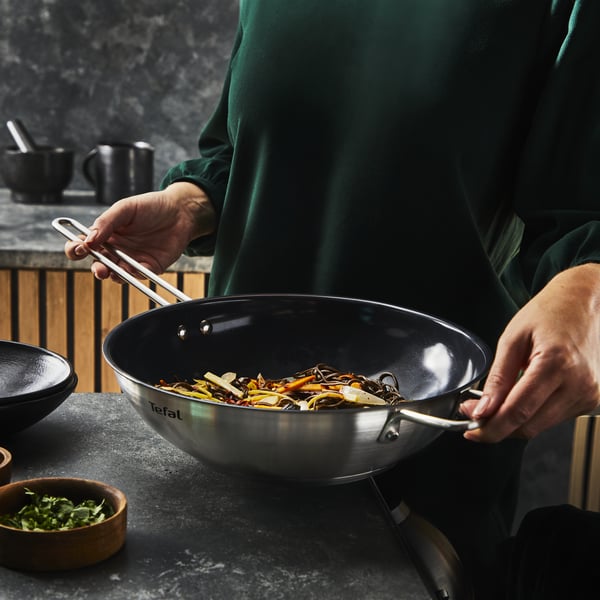 Tefal Nordica H8711955 paistinpannu Vokki-/öljyvokkipannu Pyöreä