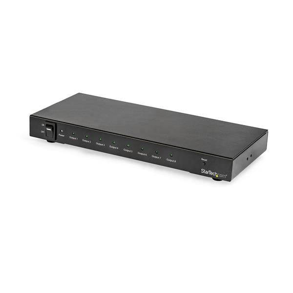StarTech.com 8 Port 4K 60Hz HDMI Splitter - HDR-understøttelse StarTech.com 8 Port 4K 60Hz HDMI Splitter - HDR-understøttelse