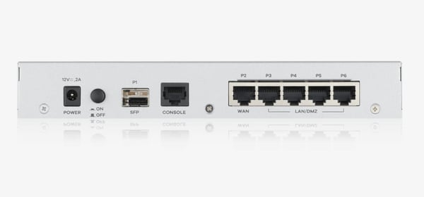 Zyxel USG Flex 100 firewall (hardware) 0,9 Gbit/sek.