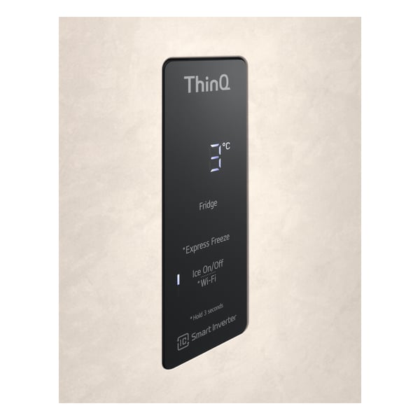 LG GTBV44SEBKD Fritstående 461 L Beige