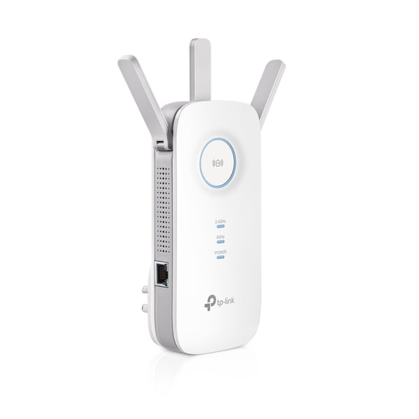 TP-Link RE450 Verkkolähetin ja -vastaanotin Valkoinen 10, 100, 1000 Mbit/s