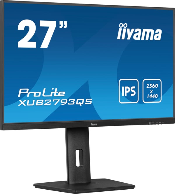 iiyama ProLite XU2793QS-B6 tietokoneen litteä näyttö 68,6 cm (27") 2560 x 1440 pikseliä 2K Ultra HD LED Musta