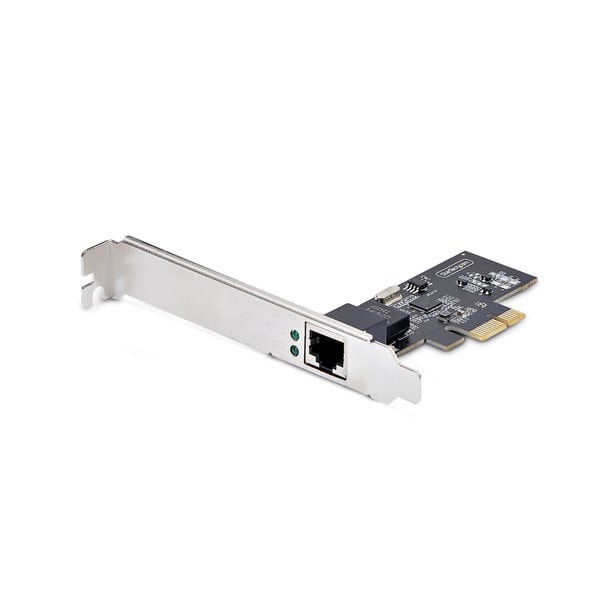StarTech.com 2,5 Gbps NBASE-T PCIe-nätverkskort, Intel® I225-V, nätverkskort för dator med en port, Ethernet MultiGigabit NIC, PCI Express Server LAN-kort StarTech.com 2,5 Gbps NBASE-T PCIe-nätverkskort, Intel® I225-V, nätverkskort för dator med en port, Ethernet MultiGigabit NIC, PCI Express Server LAN-kort