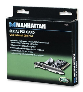 Manhattan 158206 nätverkskort/adapters