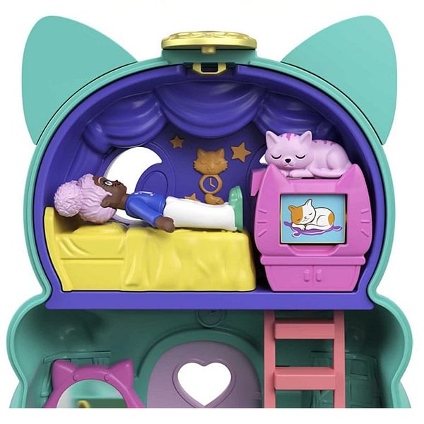 Polly Pocket Flip & Find Cat Compact