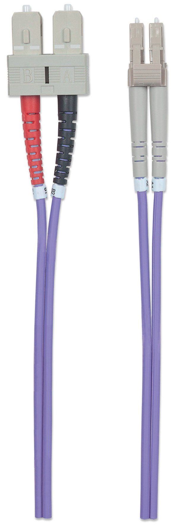 Intellinet 750936 InfiniBand och fiberoptisk kabel 3 m LC SC Violett