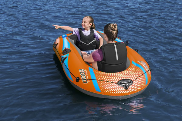 Bestway 61139 / 23 Uppblåsbar båt 2 personer Forsränning Flotte