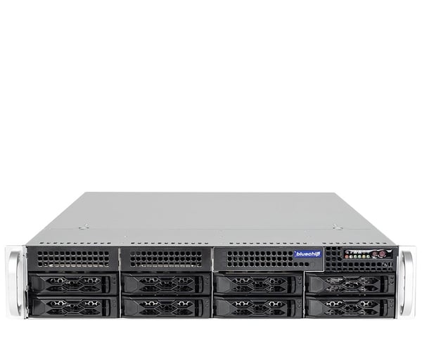 bluechip SERVERline R42316s server 1,92 TB Stativ (2U) Intel® Xeon Silver 4410Y 2 GHz 32 GB DDR5-SDRAM 650 W