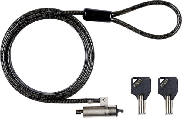 eSTUFF GLB220301 kabellås Sort 1,8 m