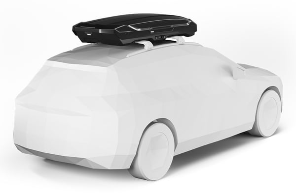 Thule Motion 3 XL low Kova suksiboksi Musta
