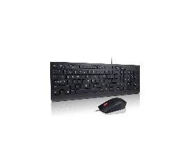 Lenovo 4X30L79921 tastatur Mus inkluderet Universel USB QWERTY UK engelsk Sort
