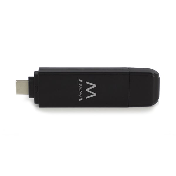 Ewent EW1075 kortinlukija USB 3.2 Gen 1 (3.1 Gen 1) Type-A/Type-C Musta