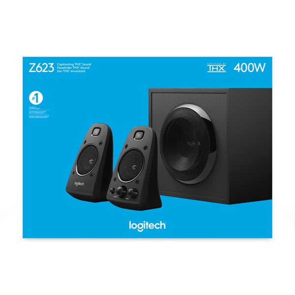 Logitech Z623 højttalersæt 200 W Universel Sort 2.1 kanaler 35 W