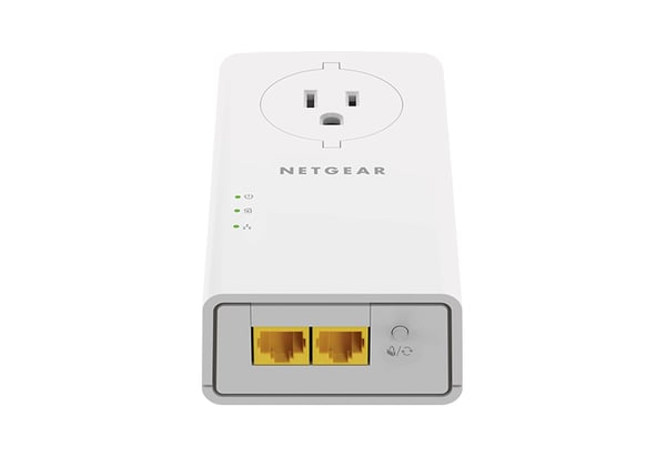 NETGEAR PLP2000-100FRS PowerLine-verkkosovitin 2000 Mbit/s Ethernet LAN Valkoinen 2 kpl