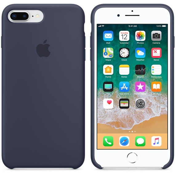 Apple MQGY2ZM/A matkapuhelimen suojakotelo 14 cm (5.5") Nahkakotelo Sininen