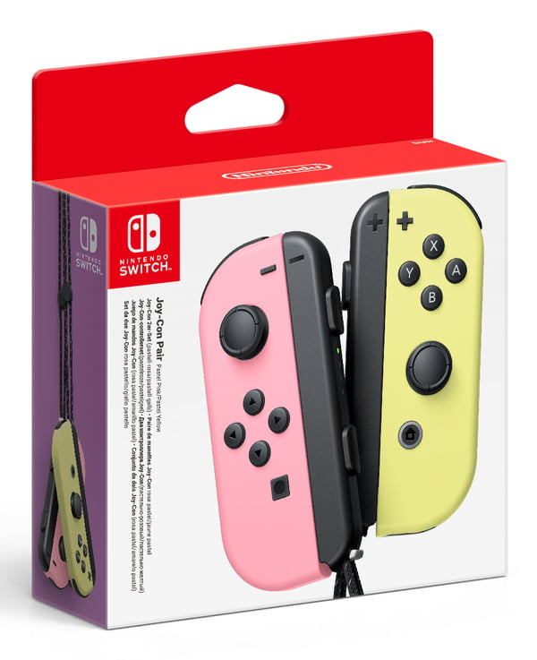 Nintendo 10011583 peliohjain Vaaleanpunainen, Keltainen Bluetooth Pad-ohjain Analoginen/Digitaalinen Nintendo Switch, Nintendo Switch OLED Nintendo 10011583 peliohjain Vaaleanpunainen, Keltainen Bluetooth Pad-ohjain Analoginen/Digitaalinen Nintendo Switch, Nintendo Switch OLED