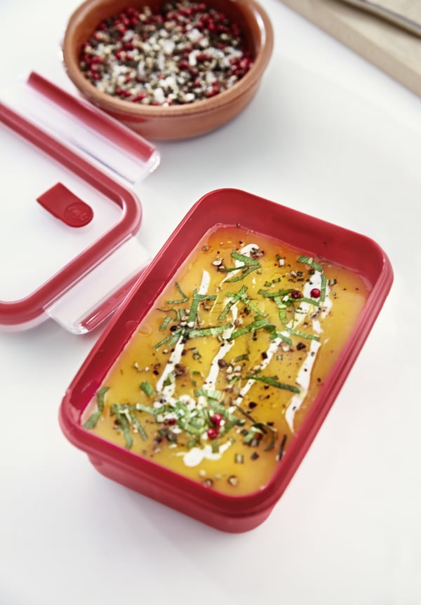 Tefal K31024 madkasse Frokostbeholder Rød, Transparent
