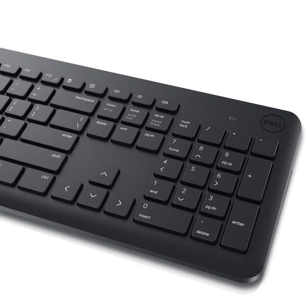 Dell Keyboard and Mouse KM3322W - Tastatur- og mus-sæt