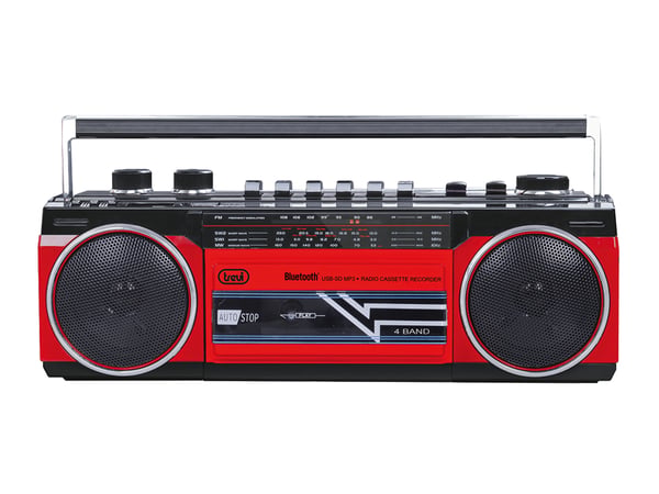 Trevi RR 501 BT Personligt Analog Sort, Rød