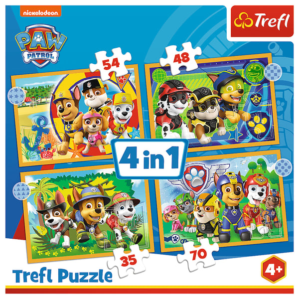 Trefl Holiday Paw Patrol Puslespil 35 stk Tegnefilm