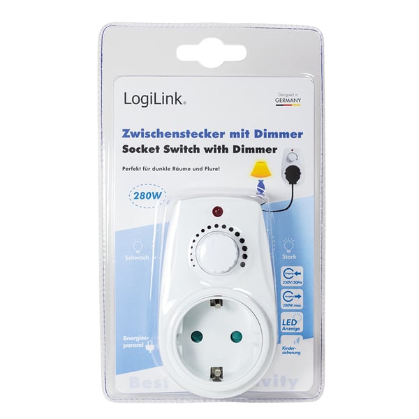 LogiLink PA0151 lysdæmper Monterbar Hvid