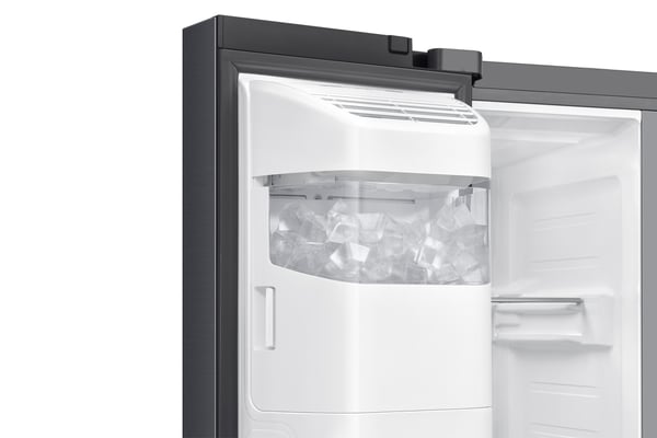 Samsung RS70F65KDF Kombinerad kyl/frys side-by-side Fristående 640 l Svart