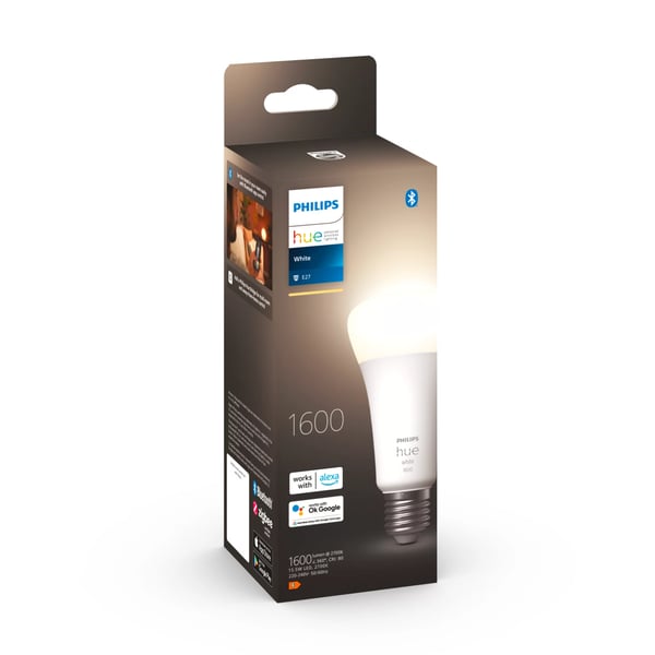 Philips Hue White A67 – E27 smart ljuskälla – 1600