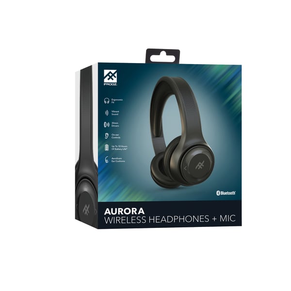 ZAGG Aurora Kuulokkeet Langallinen & langaton Pääpanta Puhelut/Musiikki Bluetooth Musta