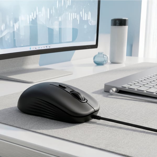 iggual OFFICE-ESSENTIAL-4D 2400DPI hiiri Molempikätinen USB A-tyyppi Optinen
