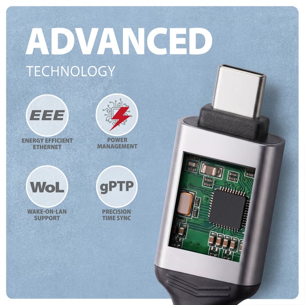 Axagon ADE-CM50 verkkokortti Ethernet 5000 Mbit/s