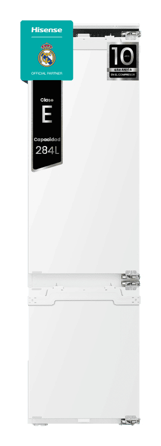 Hisense RB3B280SAWE kombinerad kyl/frys Inbyggd 284 l Vit