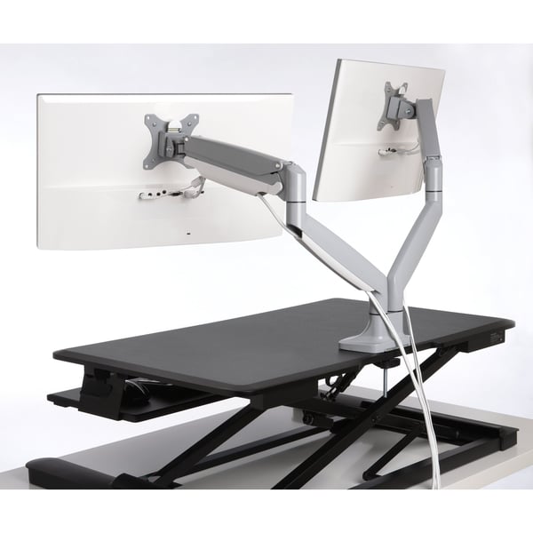 Kensington SmartFit One-Touch höjdjusterbar dubbel monitorarm