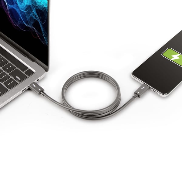 StarTech.com TBLT4MM1M Thunderbolt kabel 1 m 40 Gbit/sek. Sort